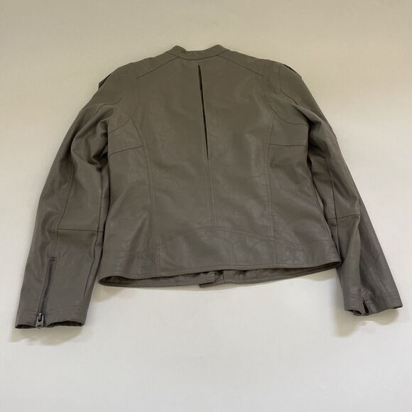 Fox Racing Riders Faux‎ Leather Jacket Womens Biker Size Large Embroidered - Picture 5 of 11